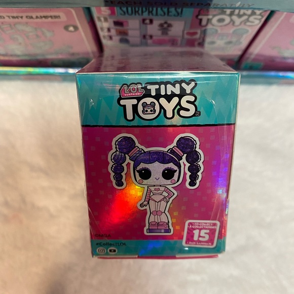 LOL Surprise Tiny Toys Series 1 - 5pk Cube Blind Box Robots Build Glamper New - Picture 5 of 11